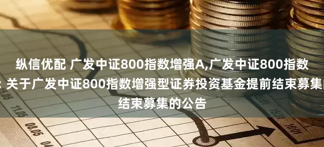 纵信优配 广发中证800指数增强A,广发中证800指数增强C: 关于广发中证800指数增强型证券投资基金提前结束募集的公告