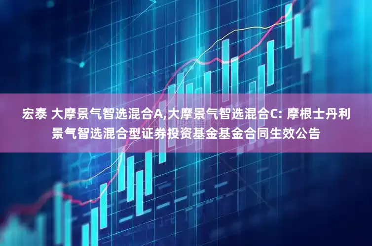 宏泰 大摩景气智选混合A,大摩景气智选混合C: 摩根士丹利景气智选混合型证券投资基金基金合同生效公告